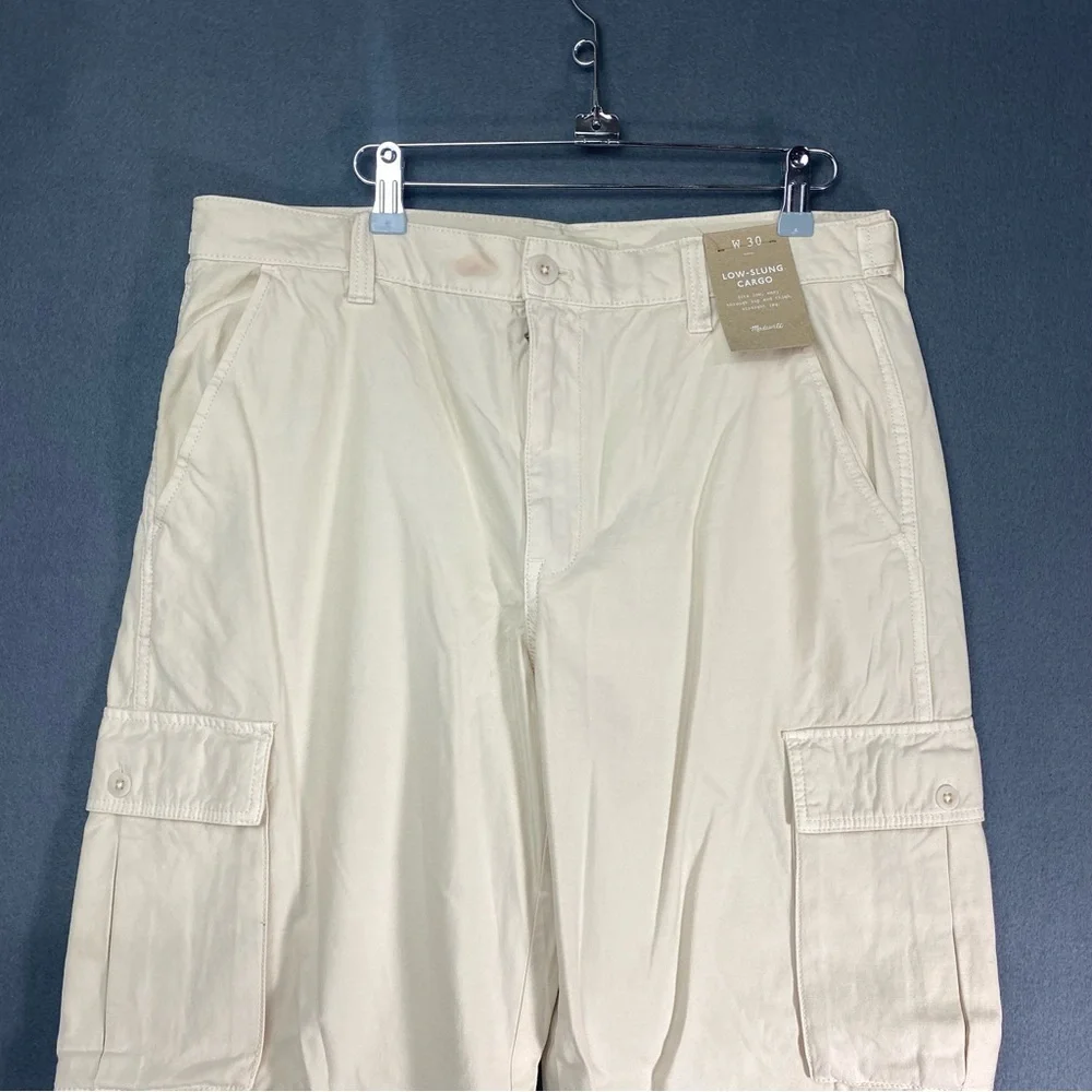 Madewell NWT Low Slung Straight Cargo Pants Size 30 - Picture 3 of 12